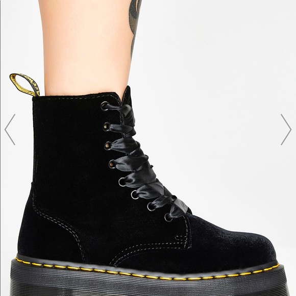 Doc martens platform boots suede - Picture 2 of 8